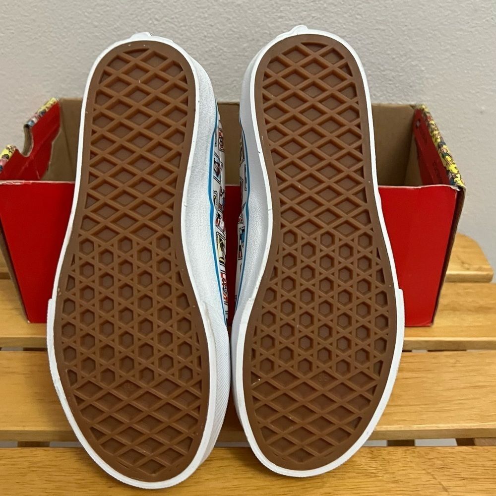 Vans Wheres Waldo? Limited Edition Canvas Sneakers Kids Sz 1 Athletic Shoes Y2K - Picture 8 of 10